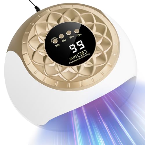 Lampe à colle nail art et traitement laser mycose ongles 57 LED AOOWU pour pieds