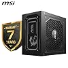 MSI MAG A750GL PCIE5 Power Supply Unit, 750W, 80 Plus Gold, Fully Modular, ATX 3.0, PCIe 5.0 GPU Support, Black Flat Cables, 7 Year Warranty #4
