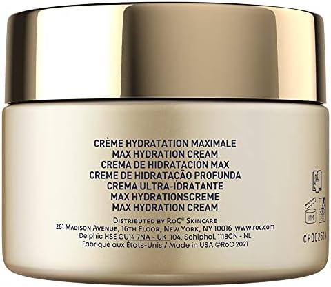 ROC, Retinol Correxion Line Smoothing Max Daily Hydration, Intensive Anti-Wrinkle & Anti-Aging Moisturiser, 48-Hour Moisture - Image 3