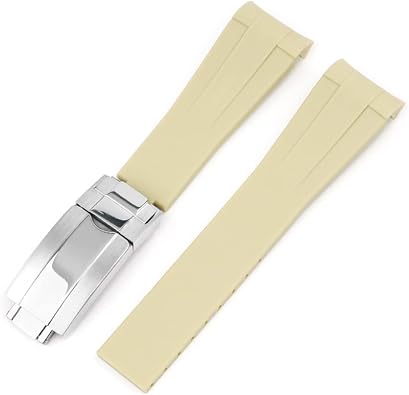 BONACE Watch Strap for Omega x Swatch MoonSwatch/Rolex Watch/SEIKO Watch 20mm,No Gap Rubber Omega X Swatch Moonswatch Speedmaster Watch Replacement Strap 20mm