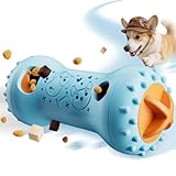 FOXMM Interactive Treat Dispensing Dog Toys – Adjustable Puzzle Toy to Keep Dogs Busy, Enrichment, Mental Stimulation, Cognitive Fun and Boredom Buster for Puppy Teething, for Small Medium Dogs