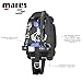 Mares XR-Rec Trim Single Backmount Set - Ultra Lightweight Fully Adjustable Harness Technical Scuba Diving Buoyancy System for Travelling, Blue