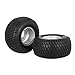 Bestauto Golf Cart Tires 18X9.5-8 Go Kart 4 Ply Tires Rim Wheel Assembly 1040LB Capacity Golf Cart Wheels and Golf Cart Tires Combo, Sets of Two