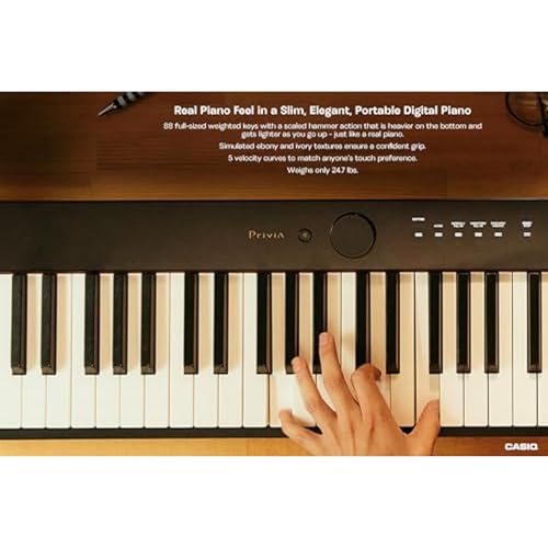 Image of Casio Privia PX-S3100 88-Key Weighted Digital Piano | 700 Tones | Slim
