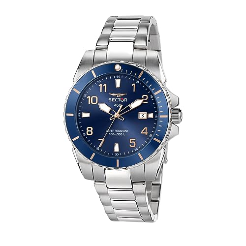Sector No Limits 450 Orologio Uomo, Tempo E Data, Analogico - 43Mm
