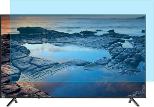 Anti Blue Light TV Screen Protector for 32-75 inch Standard or Curved Monitor - Frosted Anti Glare/Eye Protection/Dustproof Filter Film for,A-47 Inches 1044x590 mm