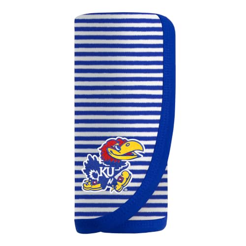 Image of Creative Knitwear College Baby NCAA Infant Striped /Solid Blanket, Unisex, One Size 37.5 X 33.5