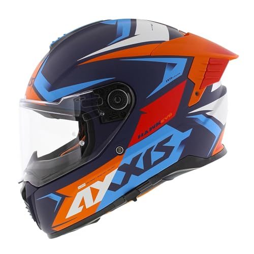 Casque intégral Axxis Hawk SV Evo protégeant des reflets du soleil