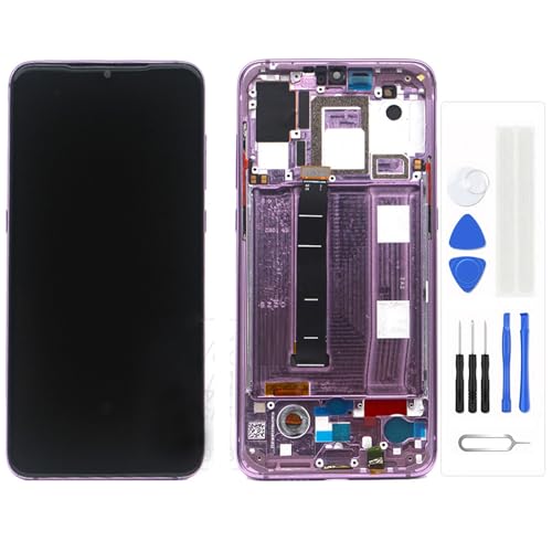 genérico LCD Táctil para Xiaomi Mi 9 Mi9 M1902F1G M1902F1T M1902F1A Reparación y Sustitución de Pantalla táctil LCD Asamblea con Marco Morado