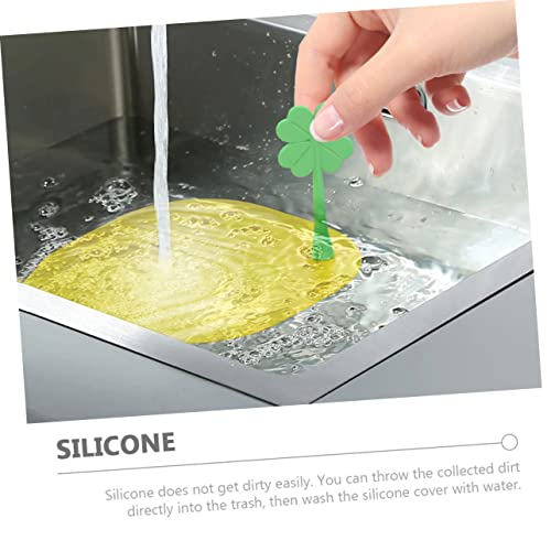 ULTECHNOVO 4 Pçs Protetores De De Lavanderia De Chão Capa De Silicone Rolha Apanhador Chuveiro Cozin