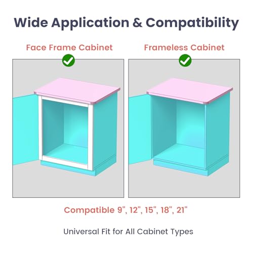 homdiy 15 Inch Undermount Soft Close Drawer Slides Hidden Rails 1 Pair by homdiy - Used condition - Image 7
