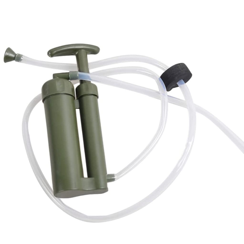 Wasserfilter Outdoor, Mini Tragbarer Camping Wasserfilter, Trinkwasserfilter Wasser Filtrationssystem für Wandern Trekking Reisen