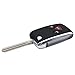 KEMANI 3 Button Modified Flip Folding Remote Key Shell Case Refit for Toyota Scion tC xB Matrix Yaris Venza Fob Replacement Uncut