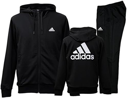 Amazon スウェット 上下 メンズ Adidas アディダス Essentials フード付き 裏起毛 Djp52 Blk J Lサイズ ジャージ上下セット 通販