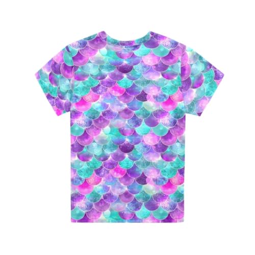 Image of ENLACHIC Girls Teens Pink Flamingo Printed Summer Short Sleeve T-Shirts Cute 3-16 Years