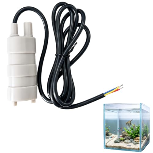 Pompe immergée 12V haute performance – Débit 840L/H avec hauteur maximale de pompage de 5 mètres – Idéale pour camping-car, aquarium, bassin, jardin, et douche – Micromoteur durable et écoénergétiqu