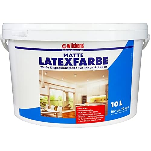 Wilckens Latexfarbe matt, 10 L, weiß 13490100110