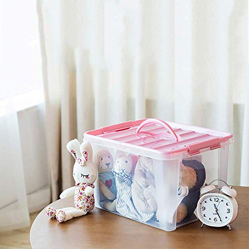 Boîte de rangement portatif transparent en plastique MU vêtements S