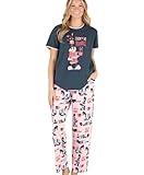 Lazy One Conjunto de pijama para mujer, XL