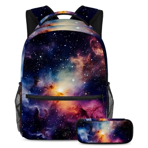 Cartables de grande capacité galaxie Planet 46 idéaux pour les cours au lycée et les voyages
