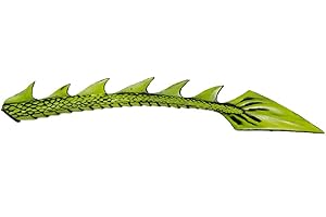 Halloween DIY Cosplay Demon Dragon Wings, Green Tail Carnival Toy for Kids Boy and Girl