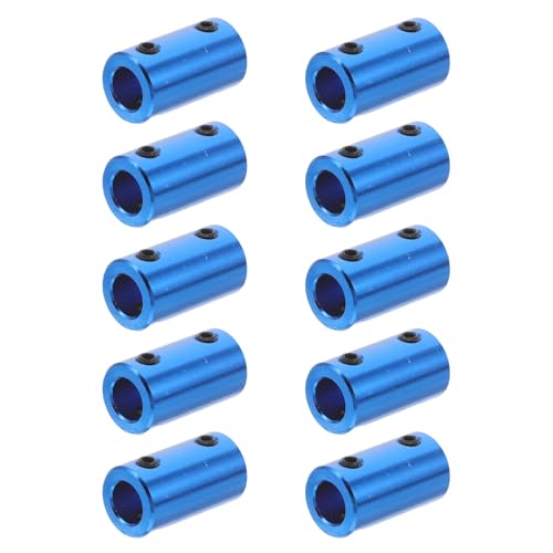 Homoyoyo Aluminiumlegierung Wellenkupplung 8x8mm Starre Stellschraubenkupplung für Servomotoren 3d drucker und Selbstgemacht Encoder 10 Stück