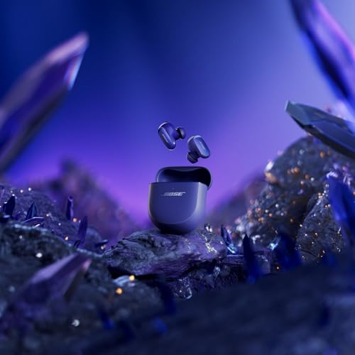 Image of Bose New QuietComfort Ultra Bluetooth Earbuds (2nd Gen), Wireless Noise Cancelling Earbuds, Up to 6 Hours Battery, IPX4 Rating, Immersive Audio, Deep Bass, Midnight Violet - Limited Edition Color