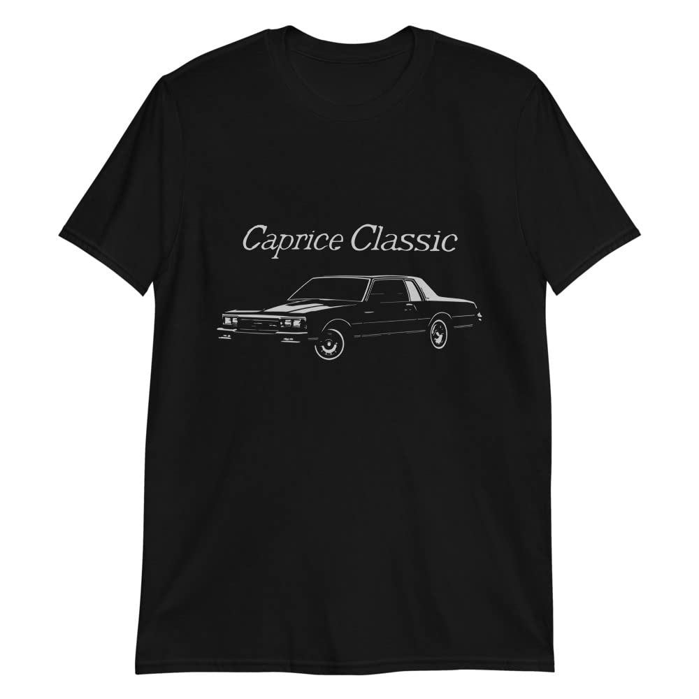 1981 Chevy Caprice Classic Vintage Car T-Shirt Black