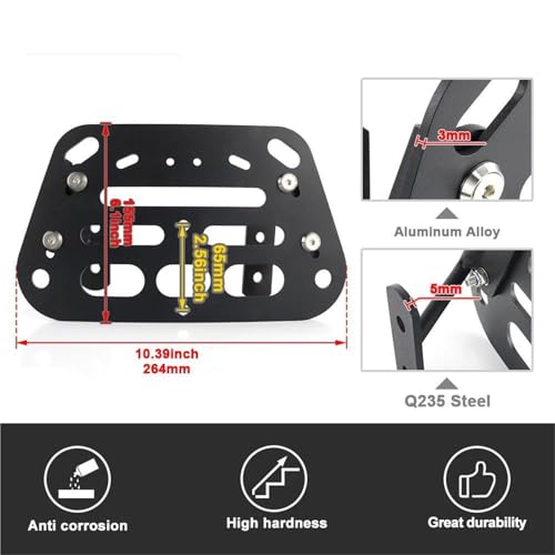 Support de sacoche pour moto Suzuki V-Strom évite le glissement