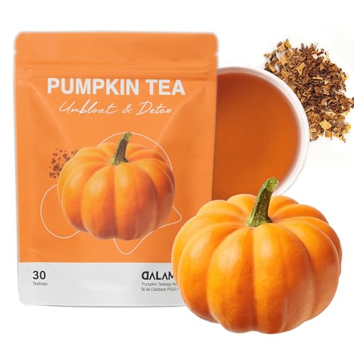 DALAMHARI Pumpkin Tea | 30T | Pumpkin Puree Chupa Panza 3 Ballerina tea Hey Girl Smooth Move Te Divina Pinalim Tea Decaf Tea Bags Flat Tummy Jujube Dates Dieters Bigelow Sweet Dreams Positive Energy