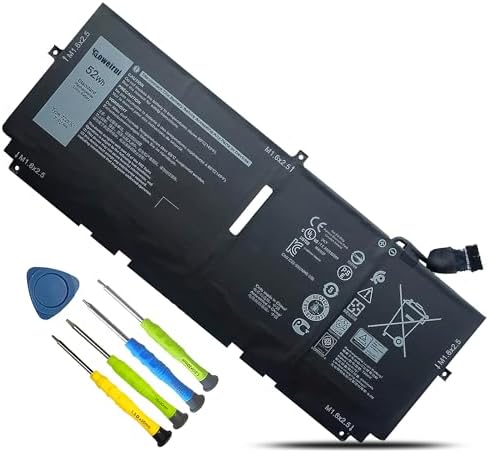 52Wh 722KK Batterij voor Dell XPS 13 9300 9310 9380 (2020 Edition) 13.4
