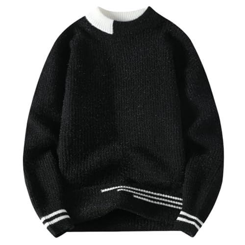 Pull rayé pour homme vêtement maille tendance automne hiver