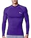 EXIO Mens Mock Compression Baselayer Top Cool Dry Long-Sleeve Shirt EX-T02