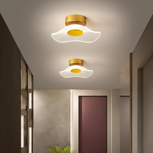 Image of Lamp master Luxury Crystal Wave Wall & Ceiling Lamp | 3-in-1 Color Changing Light | Antique Gold Finish | Modern Decorative Light for Living Room, Bedroom, Bedside, Hall, Restaurants, Home & Office
