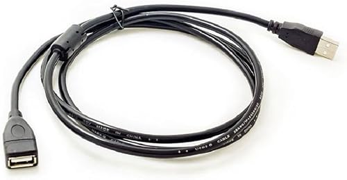 USB 3.0 Extension Cable, 1.5m Length, Super Fast Data Transfer, Male to Female Connector, Black, Model CAC175, for Computer Peripherals