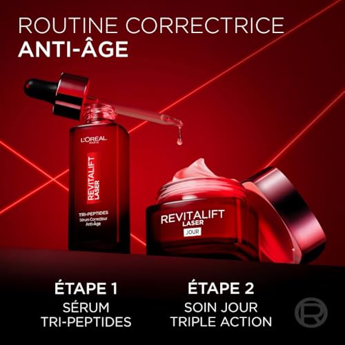 Soin Visage Revitalift Laser Tri peptides Correcteur Anti Age 'oreal Paris Le Flacon De 50ml - vue 7