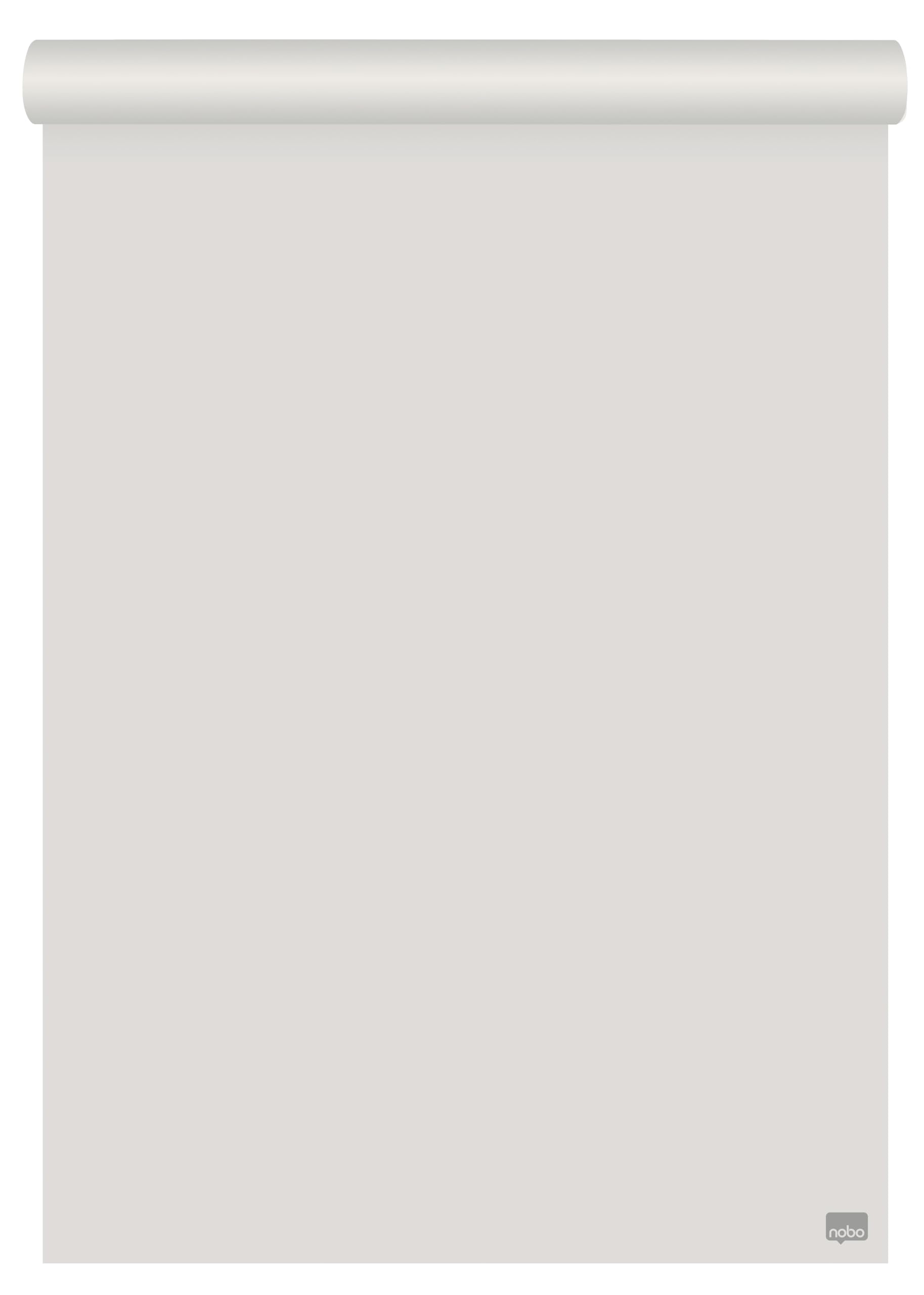 Nobo, Blok Nobo Recycled do Flipcharta, 58 × 81cm, Papier Dwustronny Gładki/w Kratkę, 50 Kartek o Gramaturze 70 g/m², 1 Rolka (1915659)