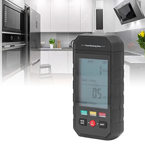 Medidor EMF portátil con pantalla LCD digital retroiluminada miniatura 5