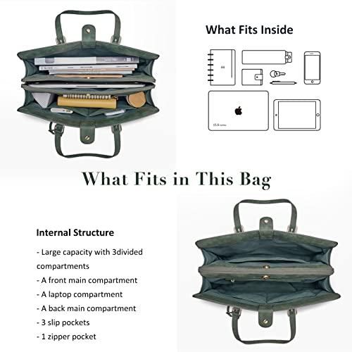 Bolso para laptop ECOSUSI 15.6 pulgadas para mujer miniatura 3