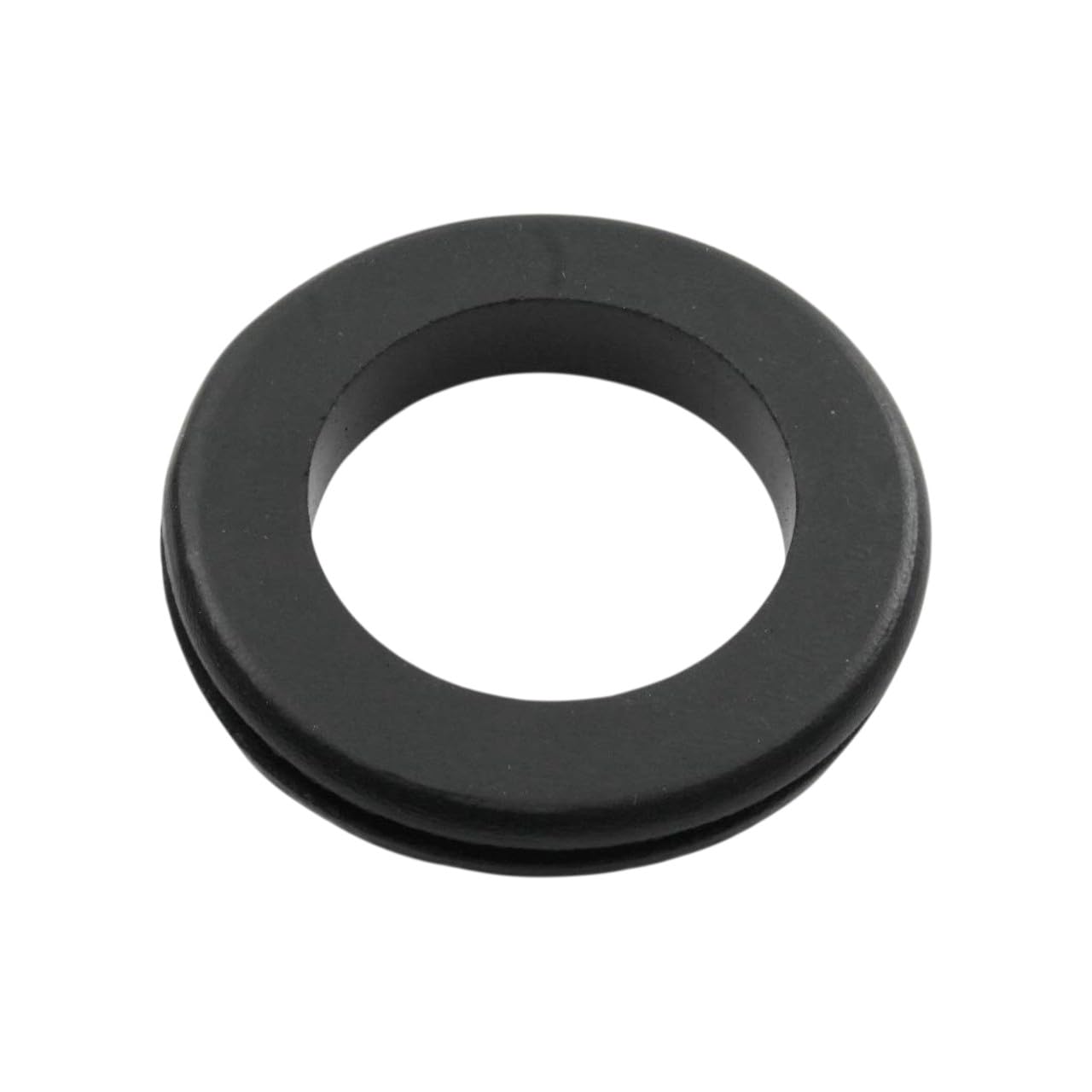 Rubber Grommet Fits 2" Hole in 3/32" Panel - SBR Rubber - Has 1 1/2" Center Hole (24 Pack)