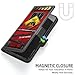 Aroepurt Case Compatible for Mobicel VX21 Phone Case Flip Cover [with Tempered Glass Screen Protector][RFID Blocking][Luminous Effect] PTH-JGP