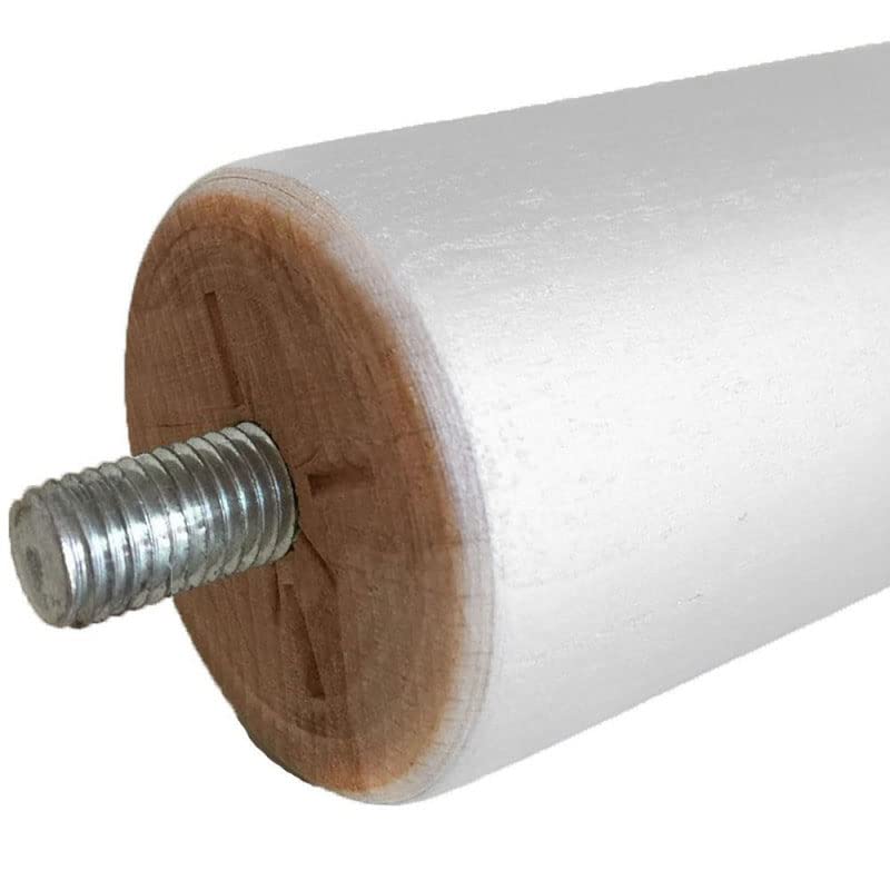 Lot De 6 Pieds Cylindriques Métalliques 32 Cm – Filetage M10 – Pour Sommier, Sommier Tapissier, Base De Lit