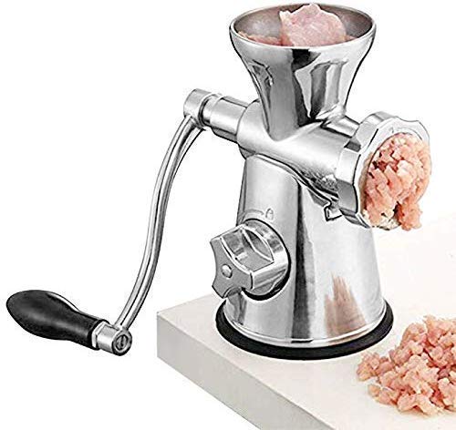 Picadora de carne eléctrica de 5L, máquina para moler carne, ajo y pimienta, máquina de procesamiento de alimentos de alta resistencia con cuchillas de doble harina little surprise