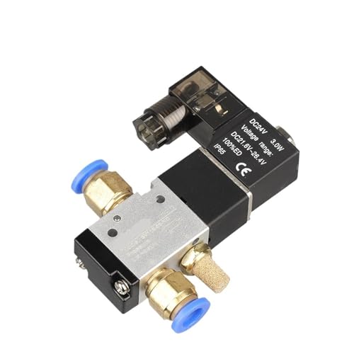 Électrovanne 12V 1/8 de commande d'air pour circuit CVC et plomberie domestique - 5