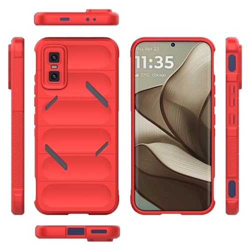 Image of UniqueTroy for Infinix GT 30 Pro 5G Phone Case Anti-Drop Soft TPU Rugged Back Cover - Red
