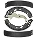 Detroit Axle - Rear Brake Shoes for 2011-2019 Ford Fiesta [Rear Drum Brakes], 2012 2013 2014 2015 2016 2017 2018 Semi-metallic Brake Shoes Replacement