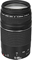 Canon EOS 2000D Spiegelreflexkamera (24,1 MP, DIGIC 4+, 7,5 cm (3,0 Zoll) LCD, Full-HD, WiFi, APS-C CMOS-Sensor) inkl. Objektive EF-S 18-55mm is II F3.5-5.6 is II und EF 75-300mm F4-5.6 III, schwarz – Ansicht 9