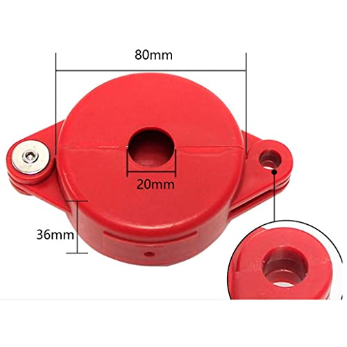 Image of CALANDIS Lockout Gate Valve Lockout Safty Valve Lockout for 32Mm Diameter A