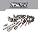CRAFTSMAN OVERDRIVE 99-Piece Gunmetal Chrome Mechanics Tool Set, Standard SAE/Metric Socket Set, with Hard Case (CMMT99099)