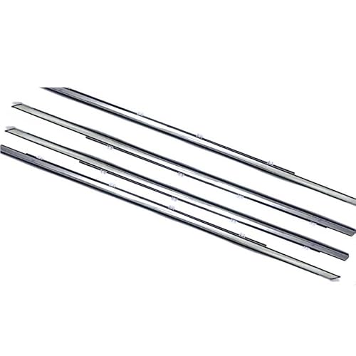 Blnetu A Sets (4Pcs) 09-14 For Accord For Euro Cu1 Cu2 Tsx For Spirior 2009-2017 Car Outside Window Moulding Weatherstrip Seal Belt Car Weather Stripping(A Sets (4Pcs) 09-14)